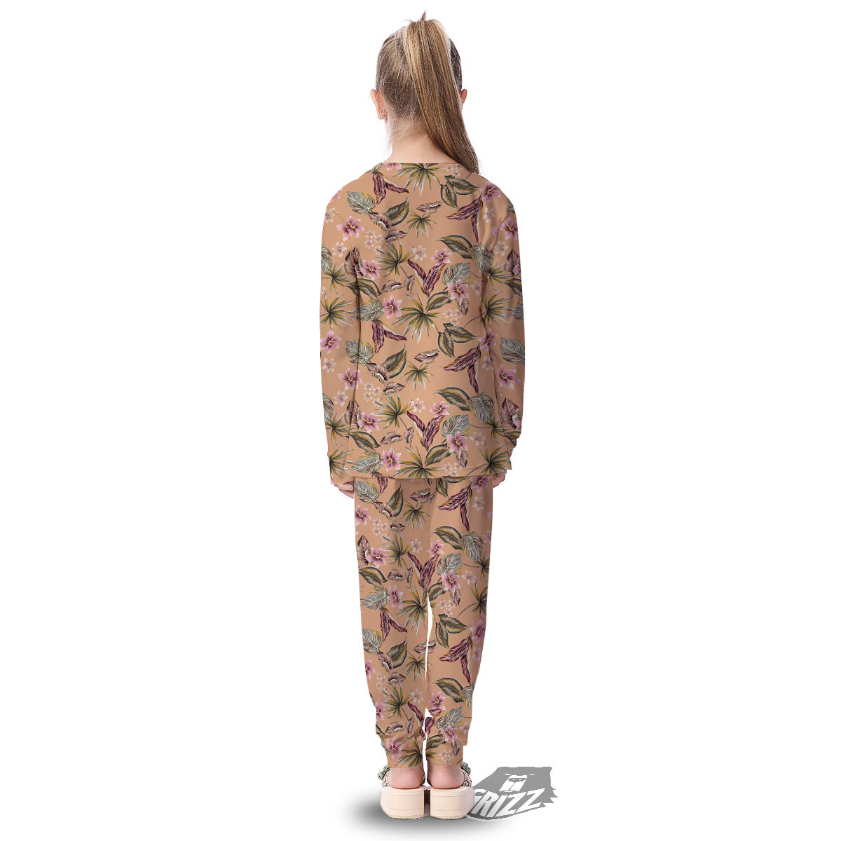 Aloha Hawaiian Vintage Print Pattern Kid's Pajamas-grizzshop