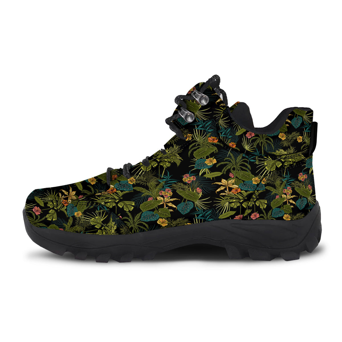 Aloha Hibiscus Tropical Print Pattern Hiking Shoes-grizzshop