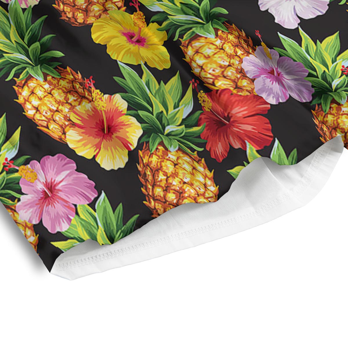 Aloha Pineapple Tropical Print Pattern Tropical Men's Athletic Shorts-grizzshop