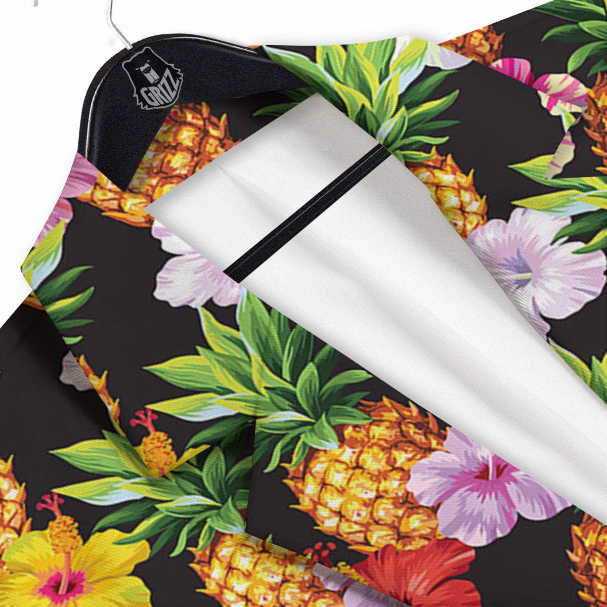 Aloha Pineapple Tropical Print Pattern Tropical Men's Sport Coat-grizzshop