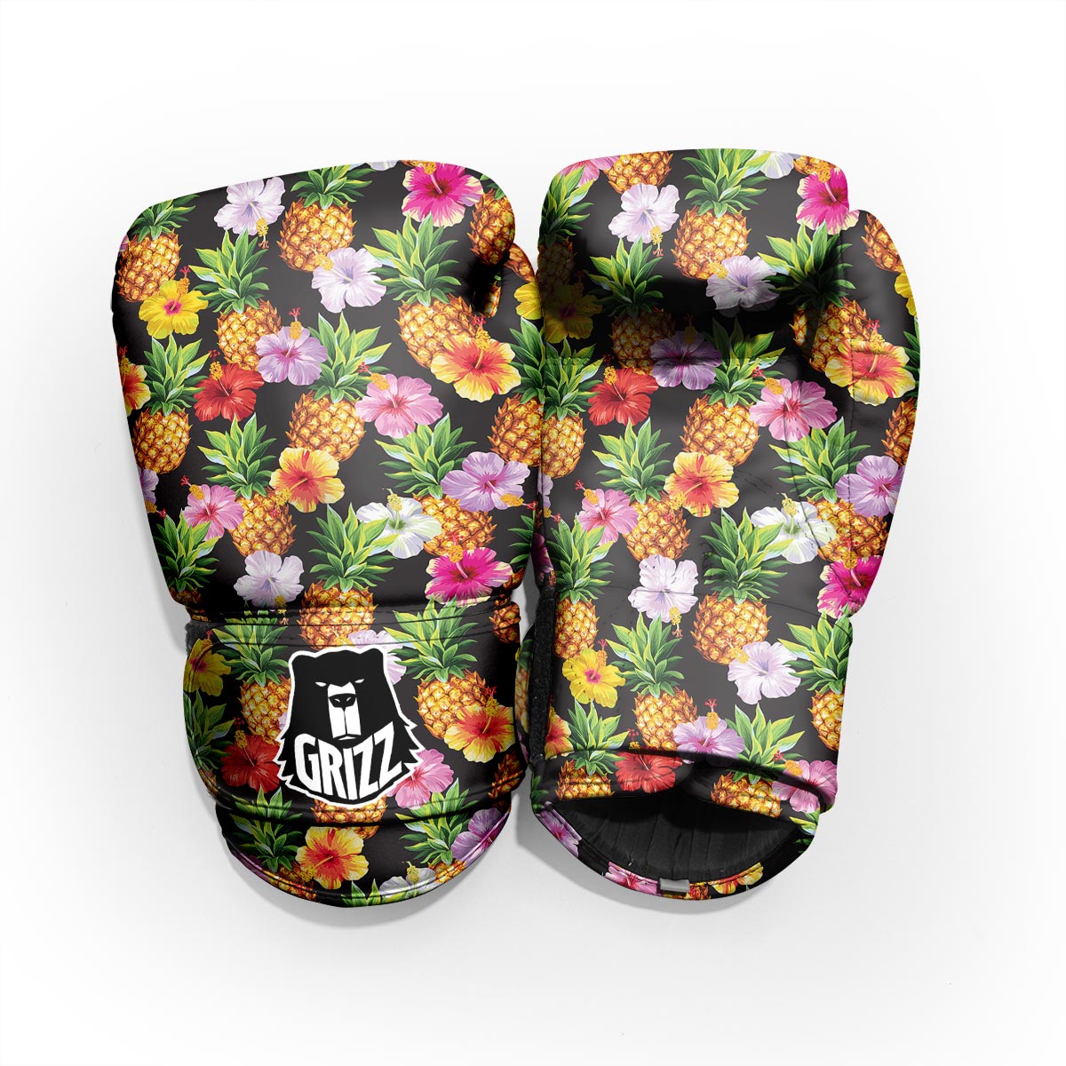 Aloha Pineapple Tropical Print Pattern Tropical Pro Boxing Glove