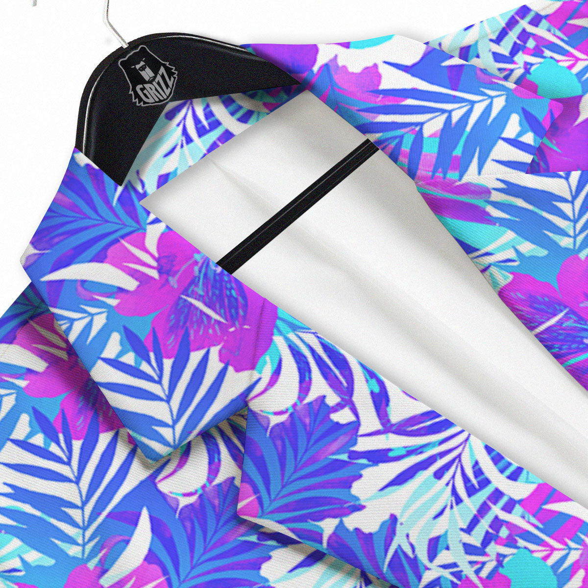Aloha Psychedelic Tropical Print Pattern Men's Sport Coat-grizzshop