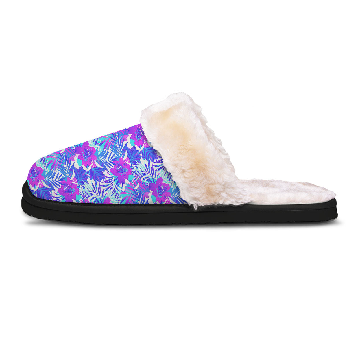 Aloha Psychedelic Tropical Print Pattern Slippers-grizzshop