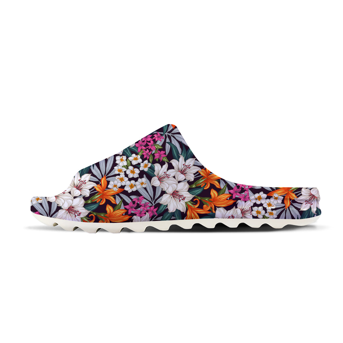 Aloha Flower Tropical Print Pattern Sandals-grizzshop