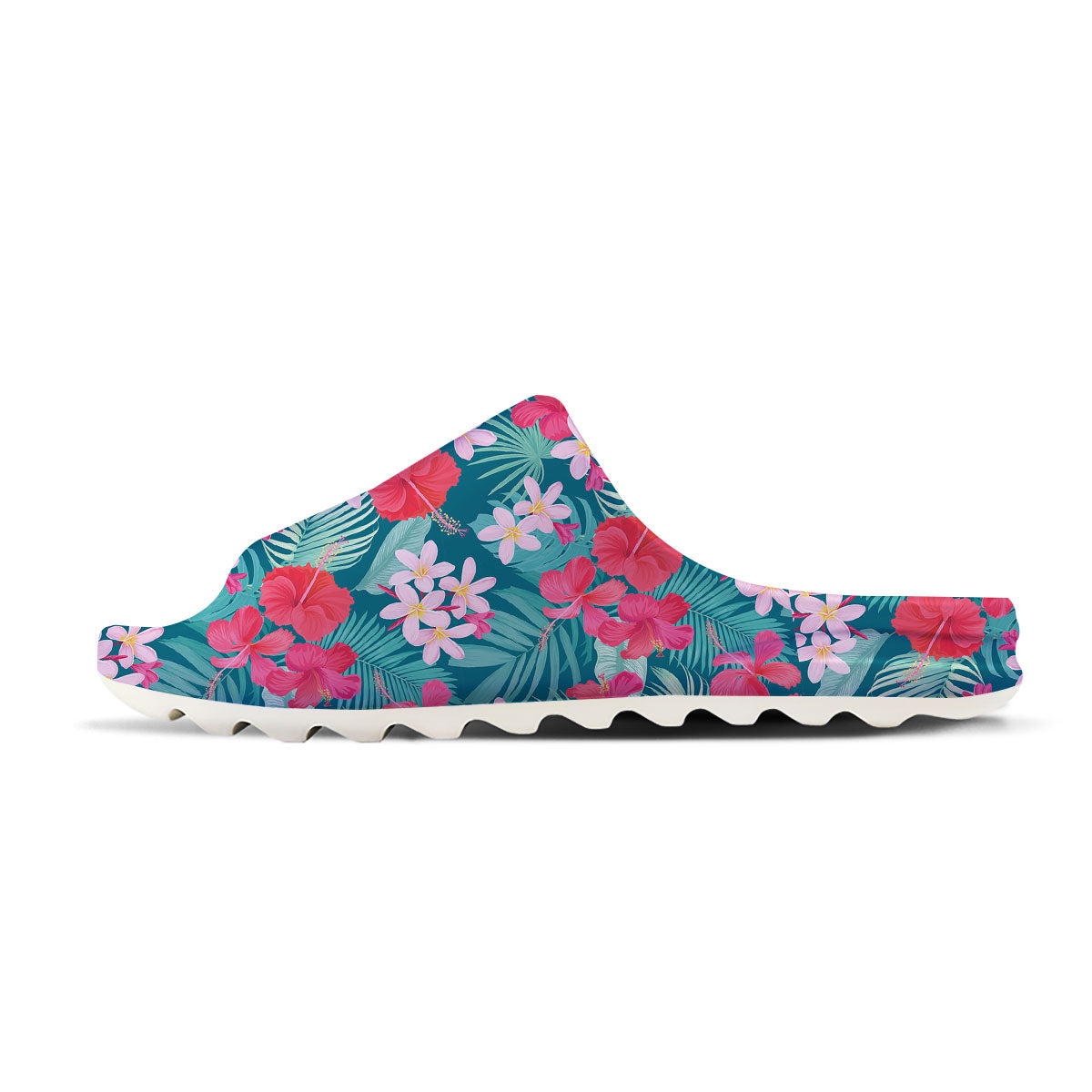 Aloha Hawaiian Flower Print Sandals-grizzshop