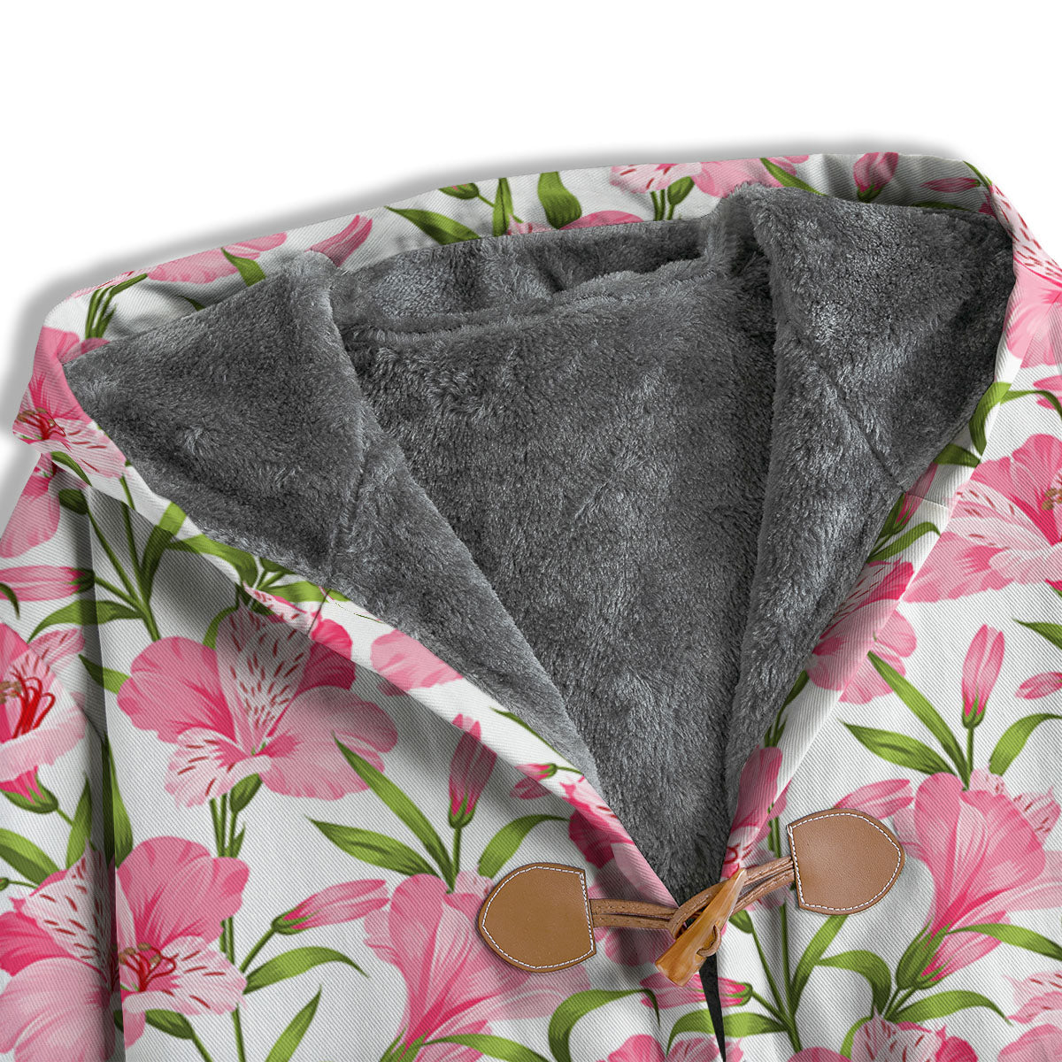 Alstroemeria Flowers Print Men's Windbreaker Jacket-grizzshop