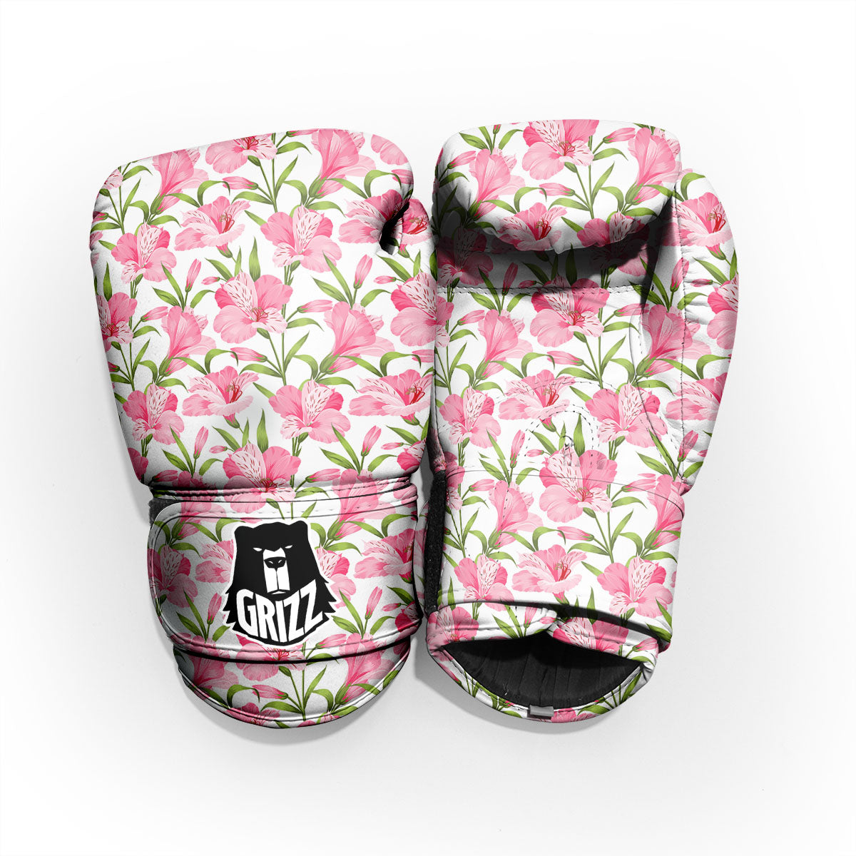 Alstroemeria Flowers Print Pro Boxing Glove