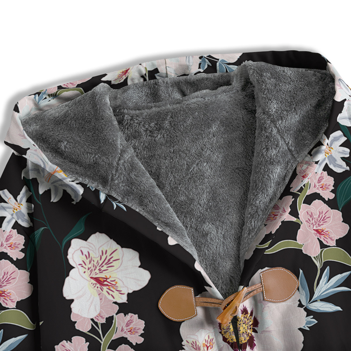 Alstroemeria Pink And White Print Pattern Men's Windbreaker Jacket-grizzshop