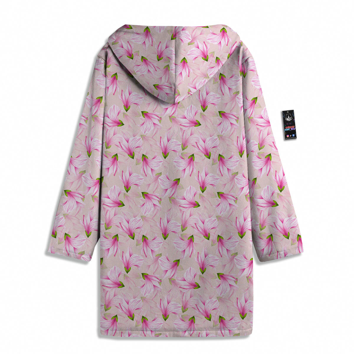 Alstroemeria Pink Print Pattern Men's Windbreaker Jacket-grizzshop