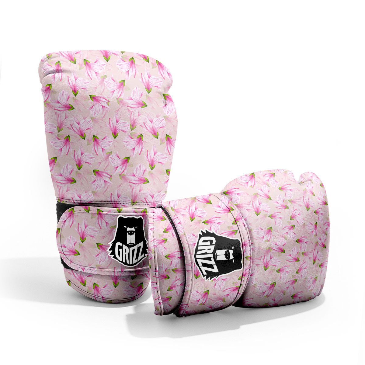 Alstroemeria Pink Print Pattern Pro Boxing Glove