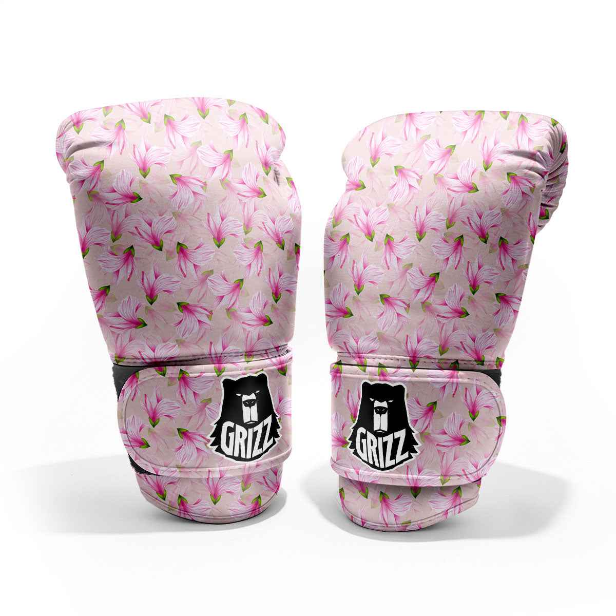 Alstroemeria Pink Print Pattern Pro Boxing Glove