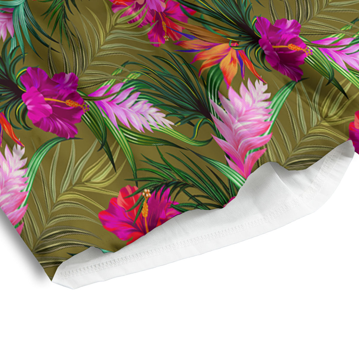 Alstroemeria Purple Pattern Men's Athletic Shorts