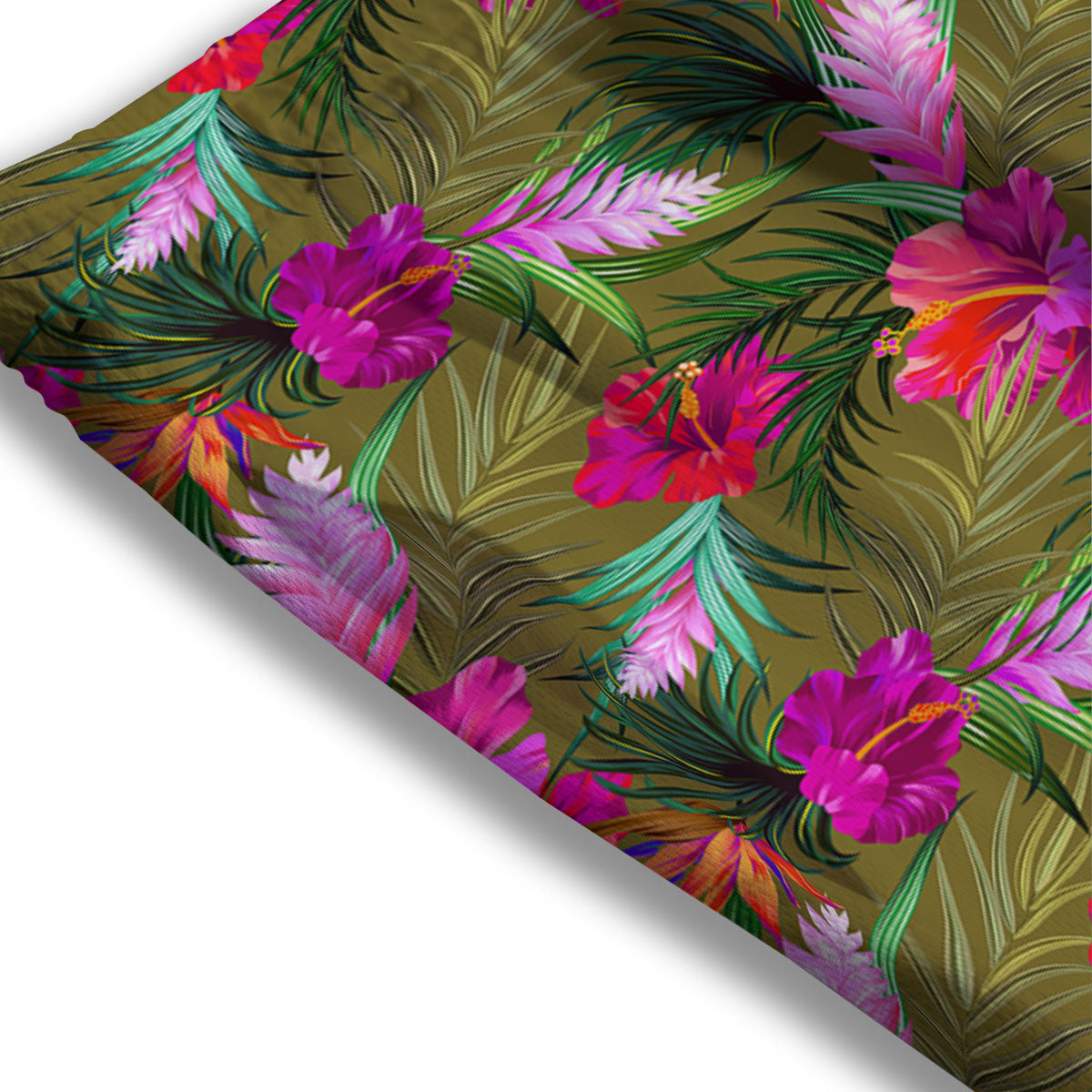 Alstroemeria Purple Pattern Mesh Shorts