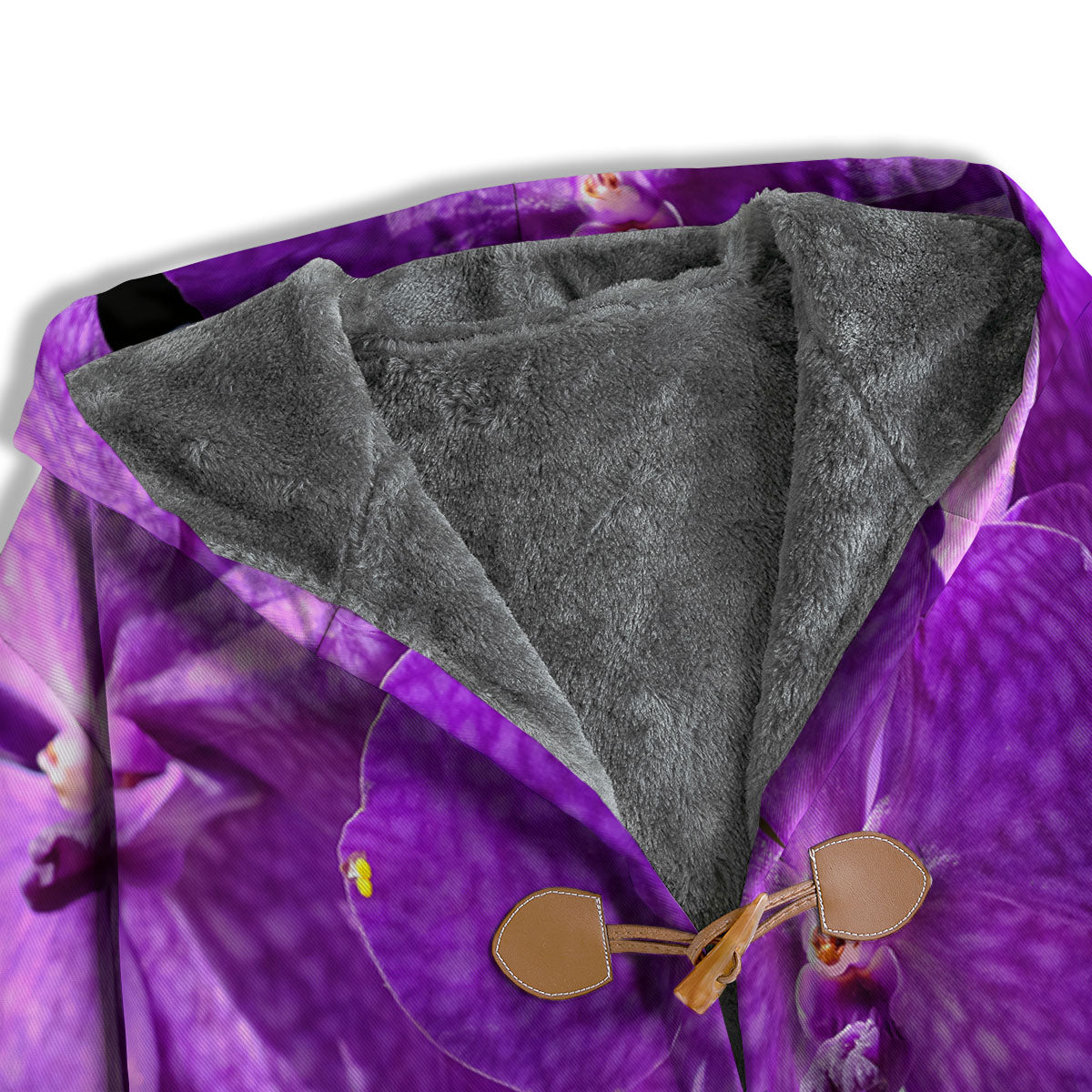 Alstroemeria Purple Print Men's Windbreaker Jacket-grizzshop