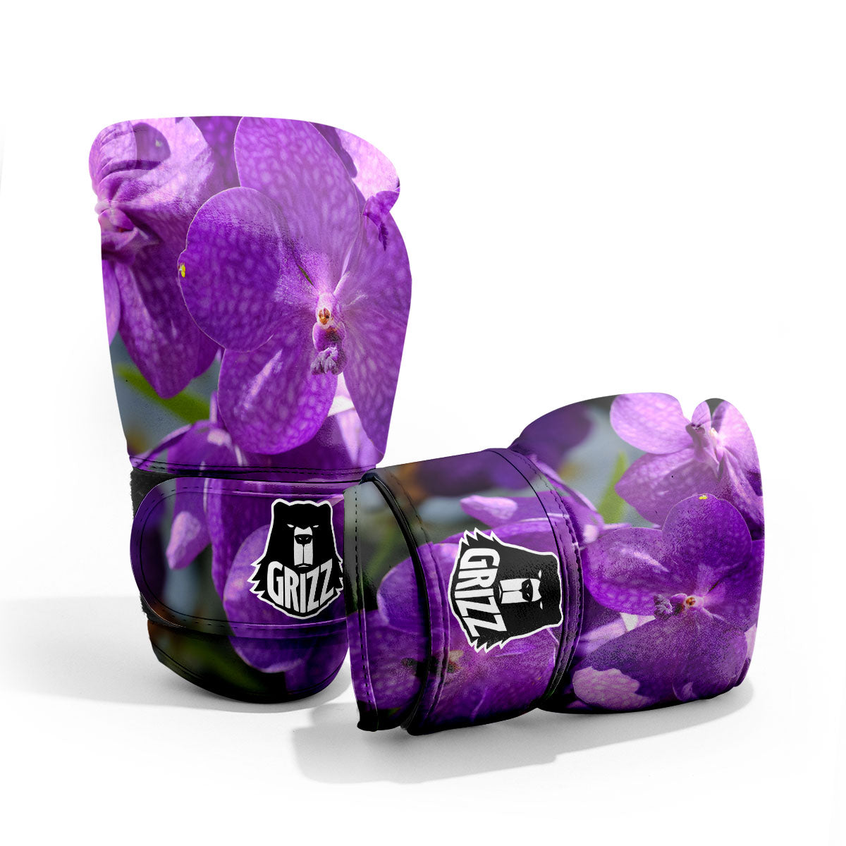 Alstroemeria Purple Print Pro Boxing Glove