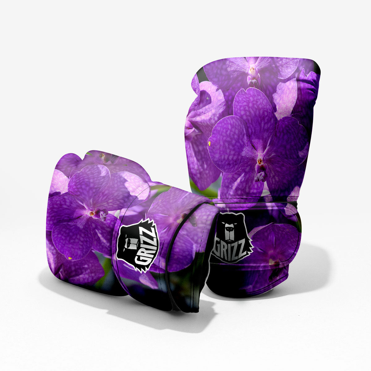 Alstroemeria Purple Print Pro Boxing Glove