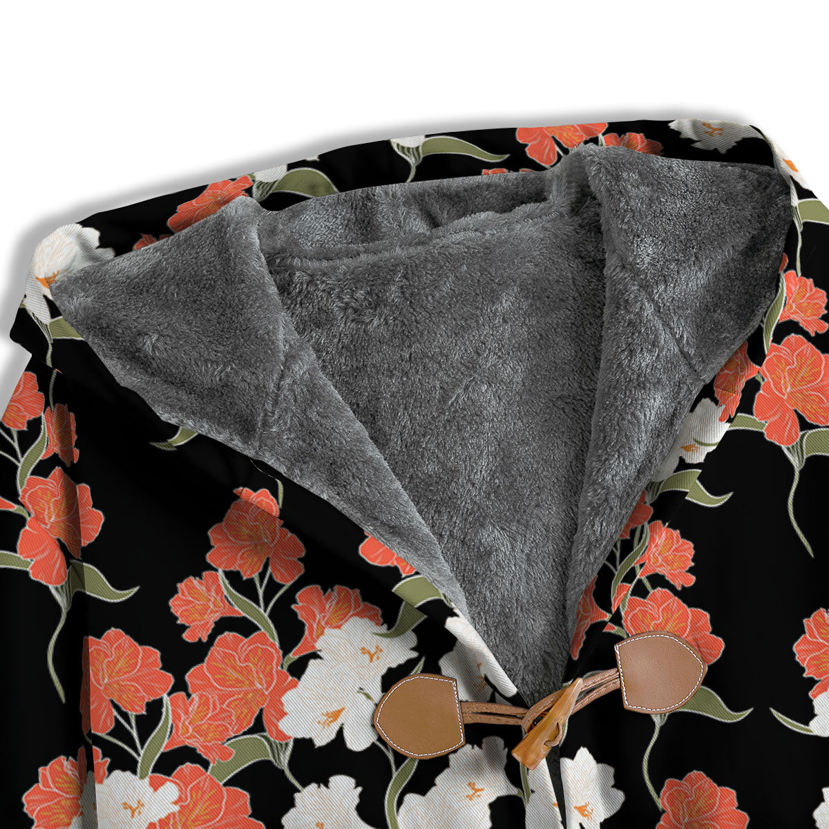 Alstroemeria Red Print Pattern Men's Windbreaker Jacket-grizzshop