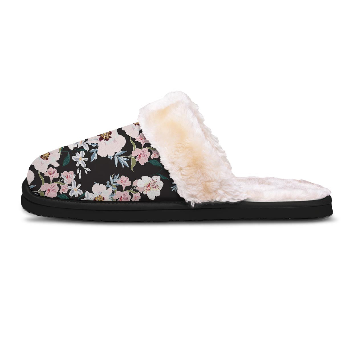 Alstroemeria Tropical Print Pattern Slippers-grizzshop