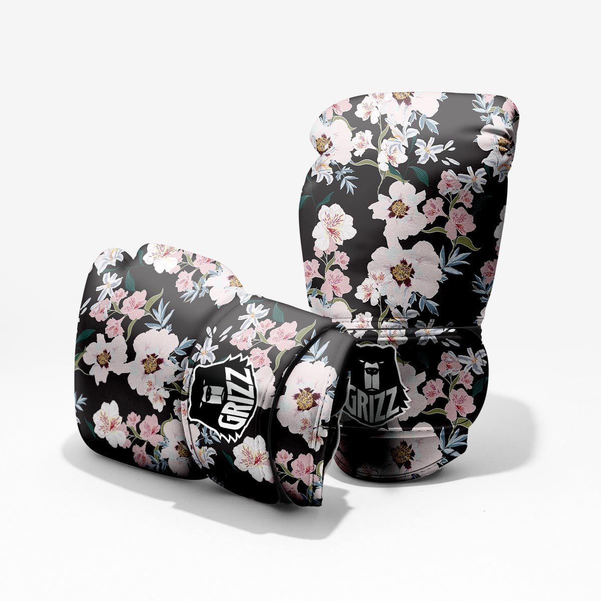 Alstroemeria Tropical Print Pattern Pro Boxing Glove