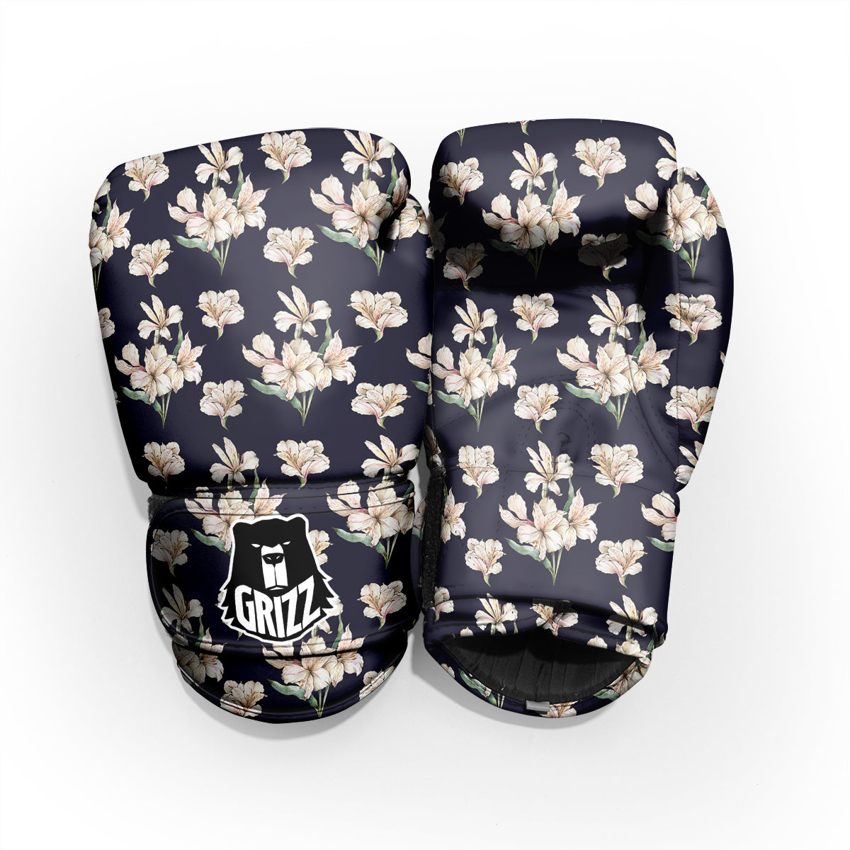 Alstroemeria Watercolor Print Pattern Pro Boxing Glove