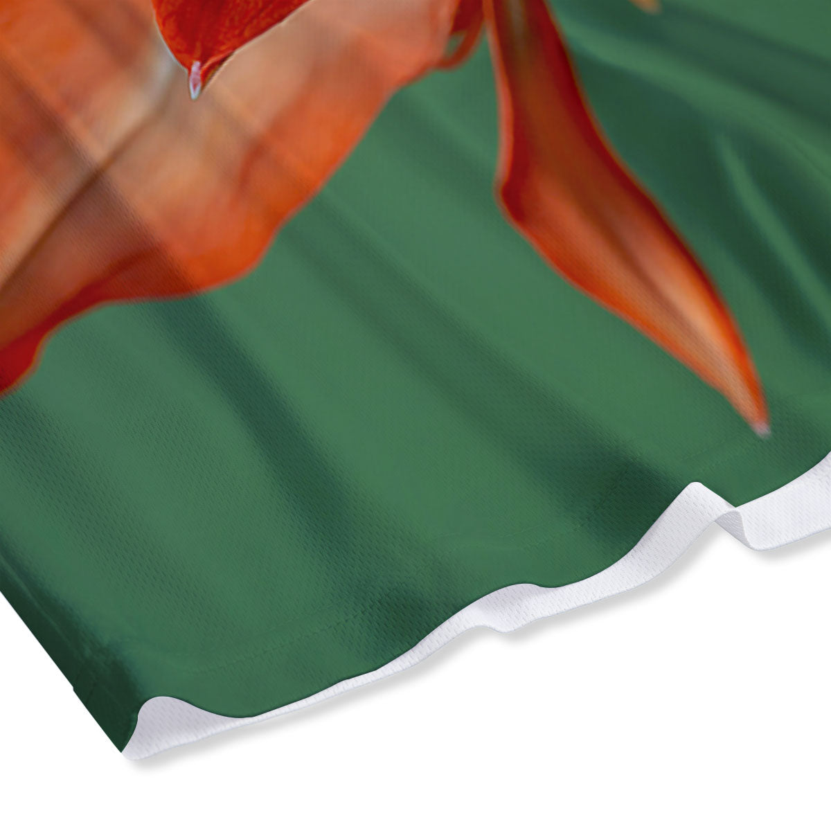 Amaryllis Orange Print Mesh Shorts