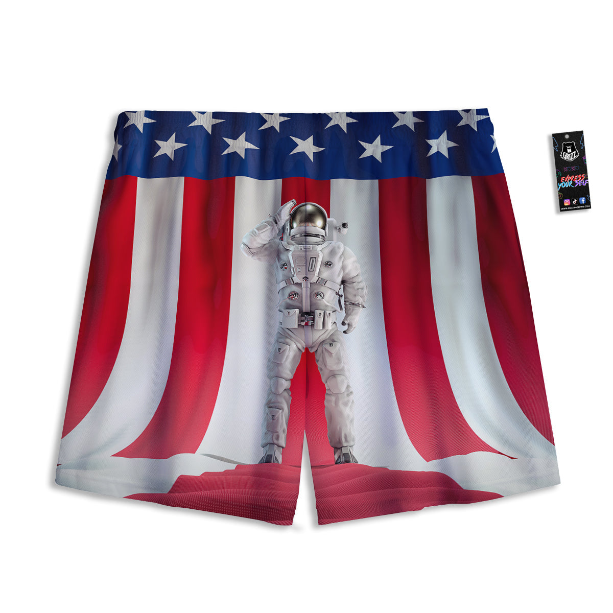 Border Tartan White And Grey Print Mesh Shorts