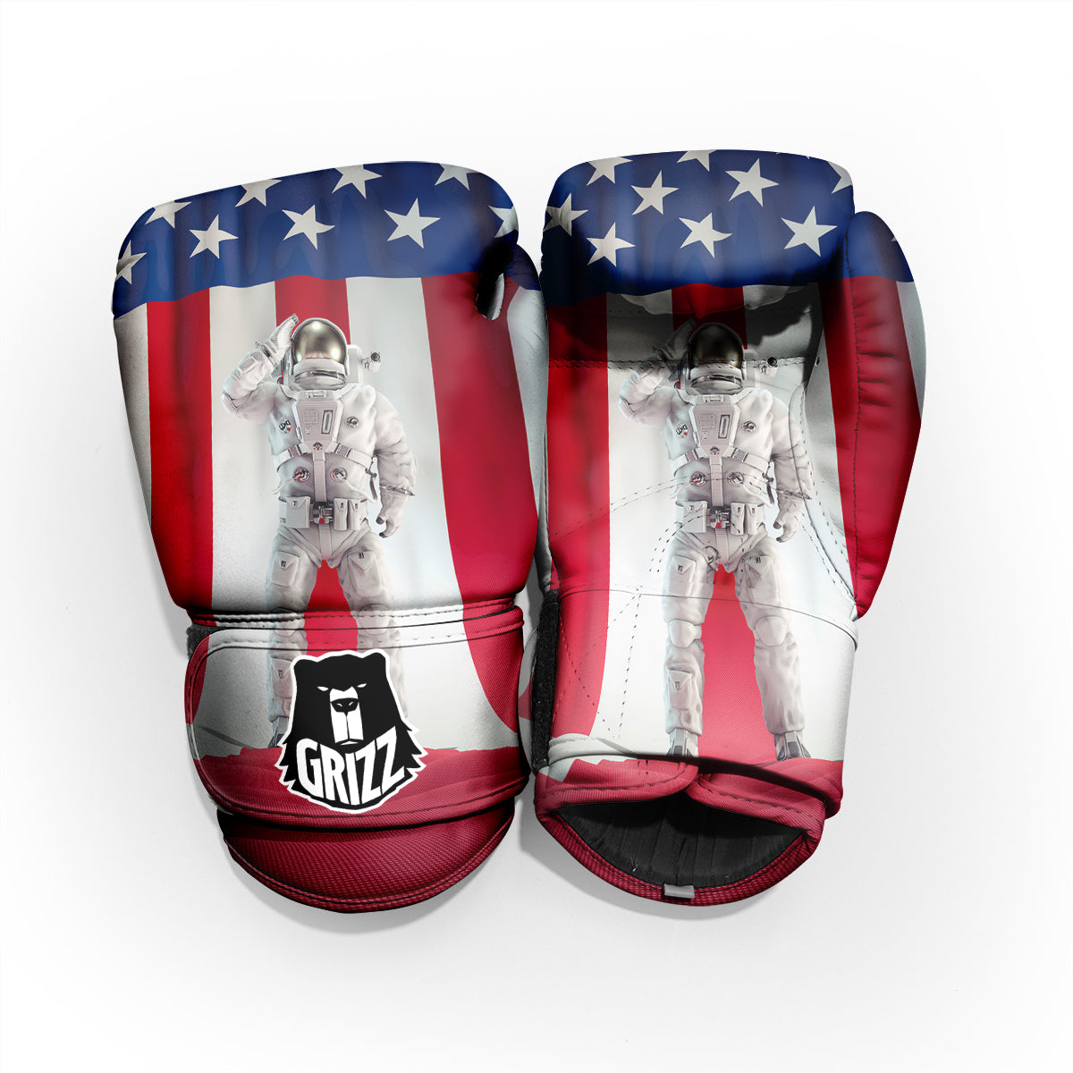 American Astronaut Print Pro Boxing Glove