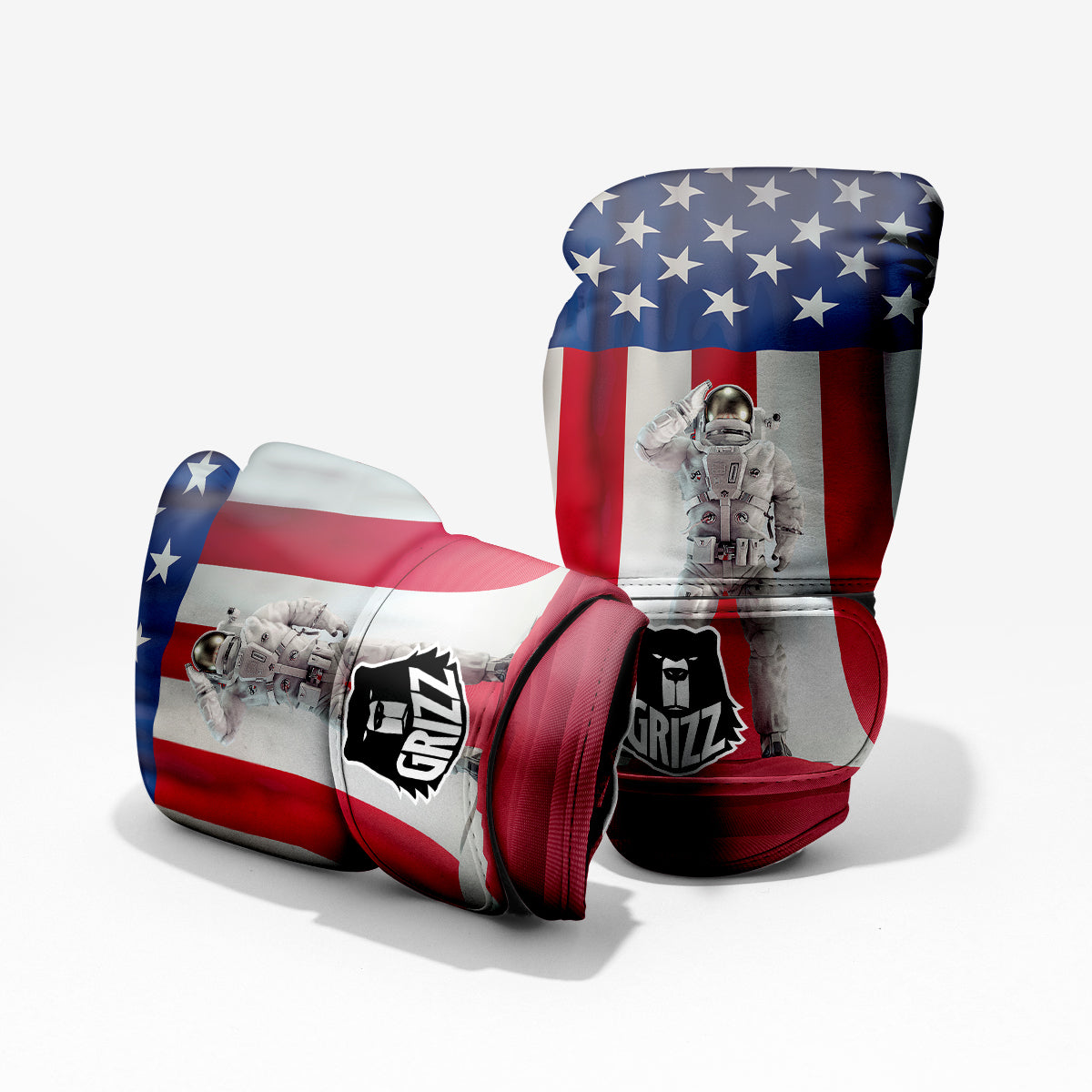 American Astronaut Print Pro Boxing Glove