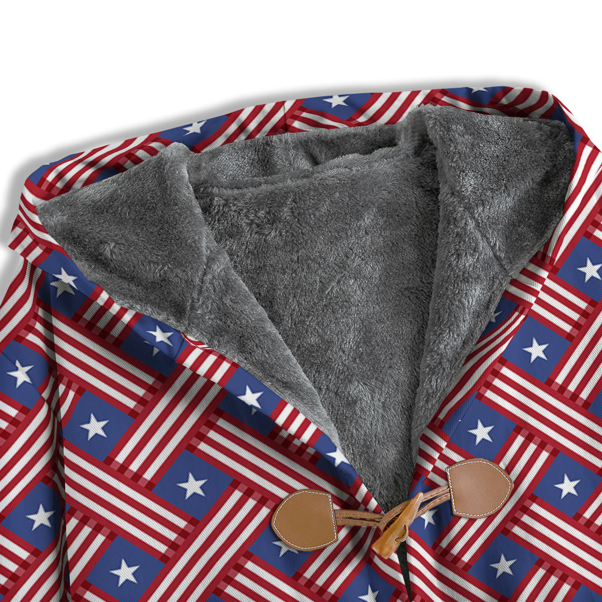 American Flag 4th of July Print Pattern Men's Windbreaker Jacket-grizzshop