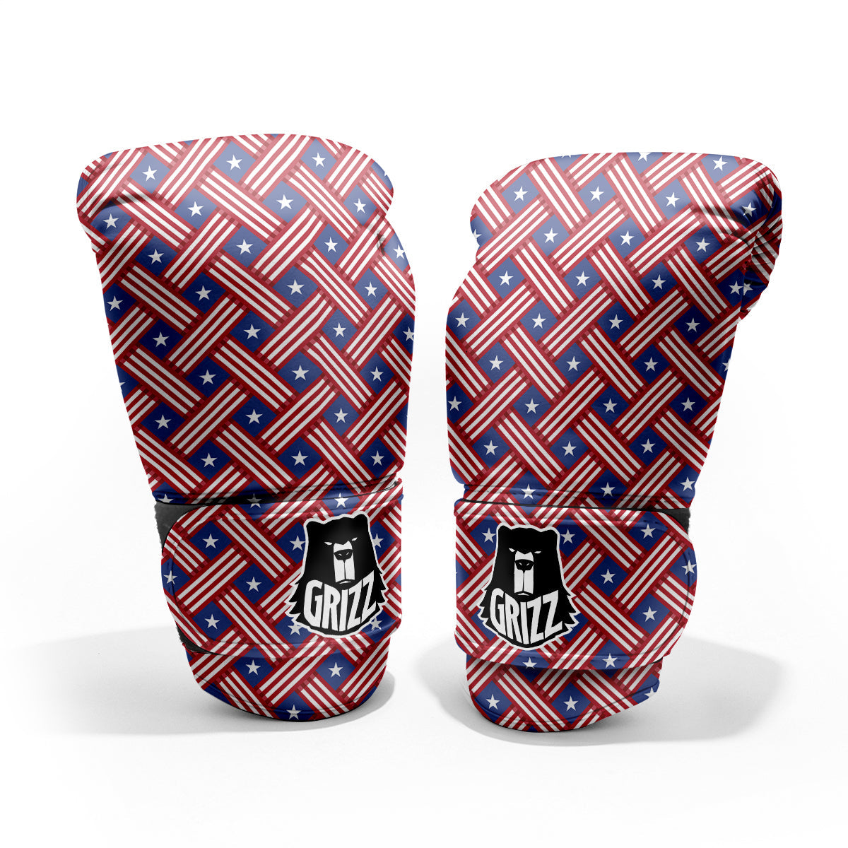 American Flag 4th of July Print Pattern Pro Boxing Glove
