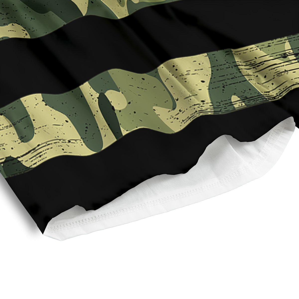 American Flag Camouflage Print Men's Athletic Shorts