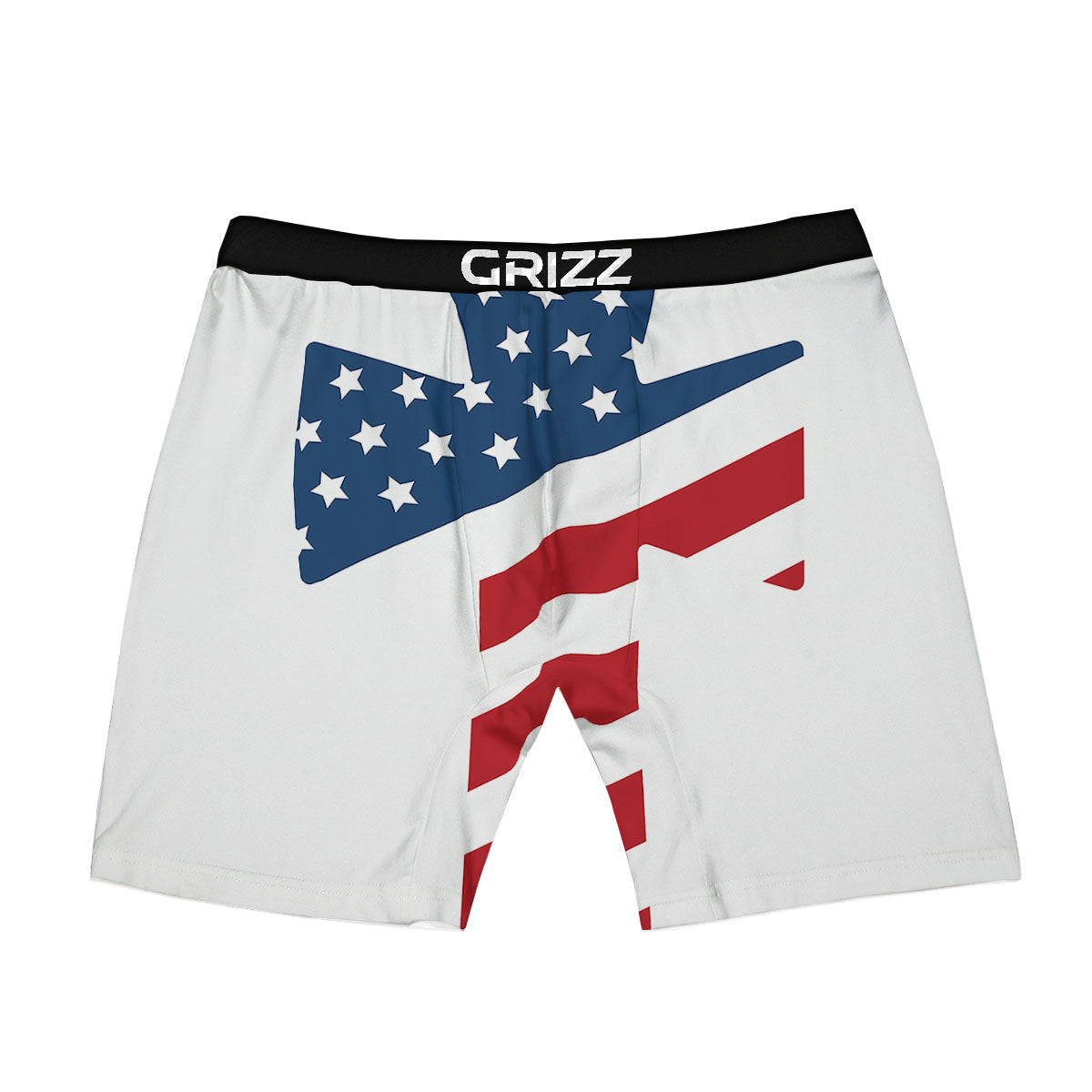 American Flag Christian Cross Print Boxer Briefs-grizzshop
