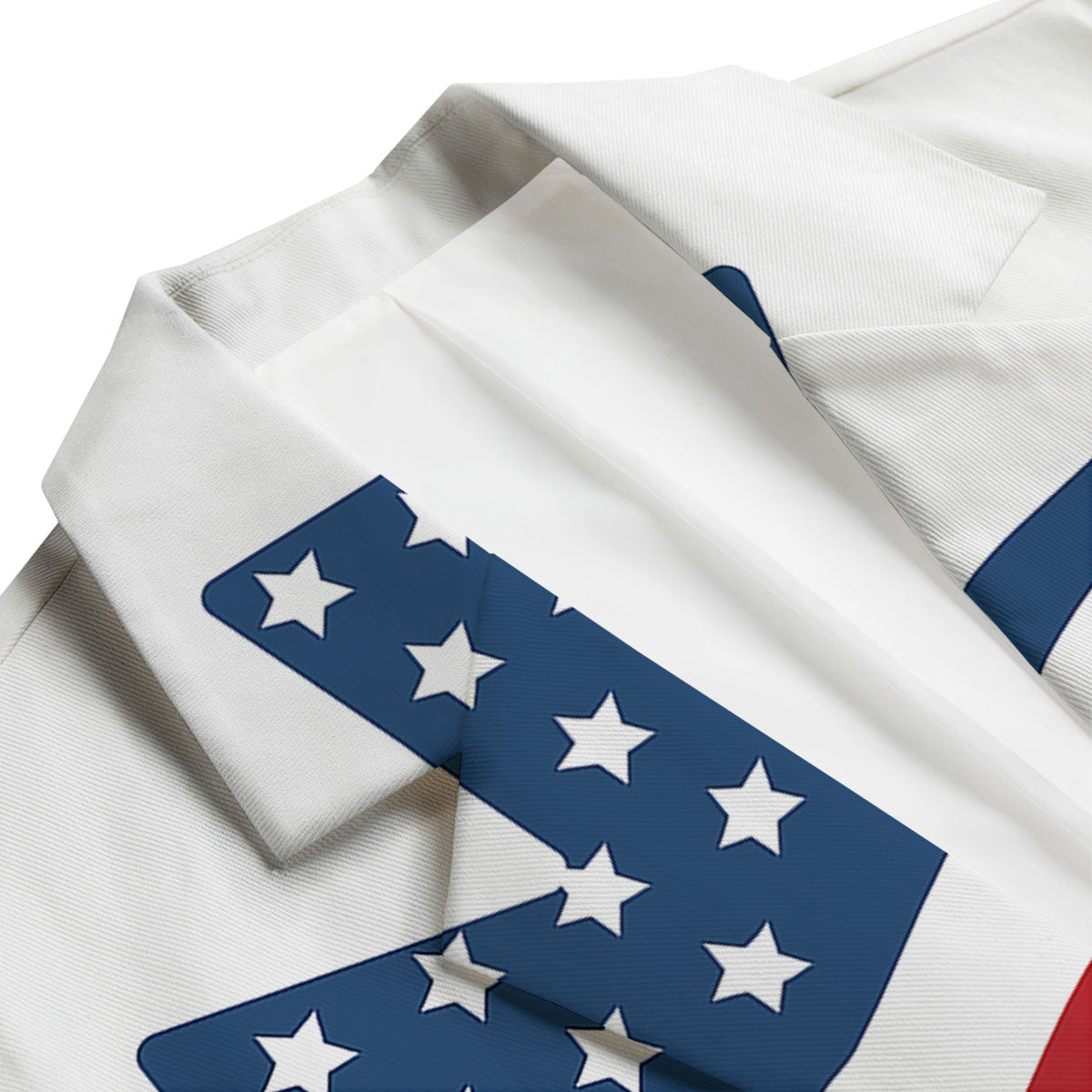 American Flag Christian Cross Print Men's Blazer-grizzshop