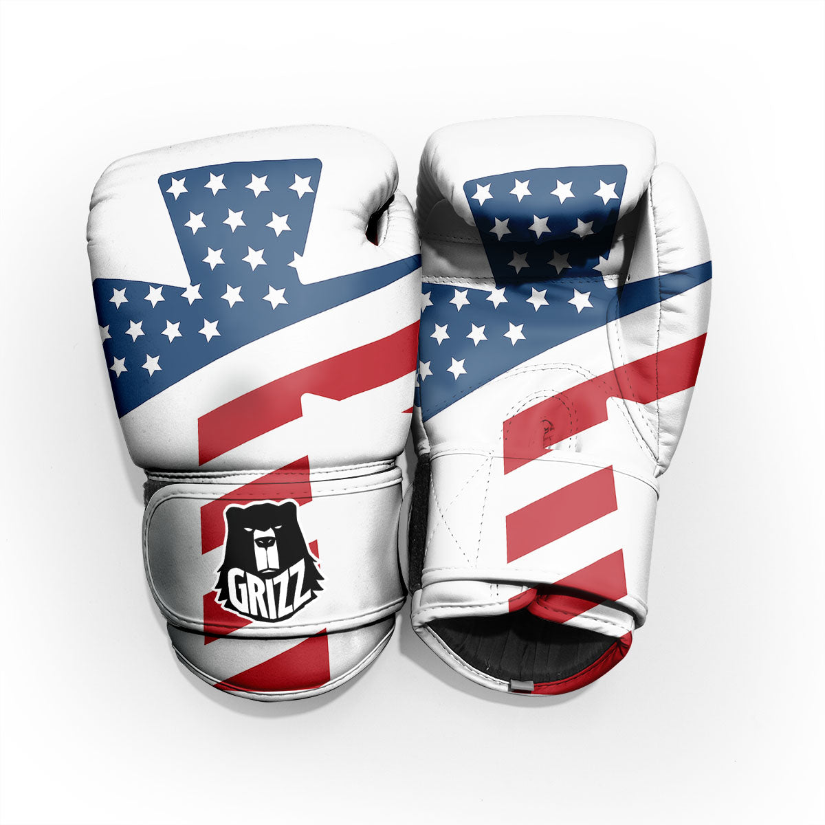 American Flag Christian Cross Print Pro Boxing Glove