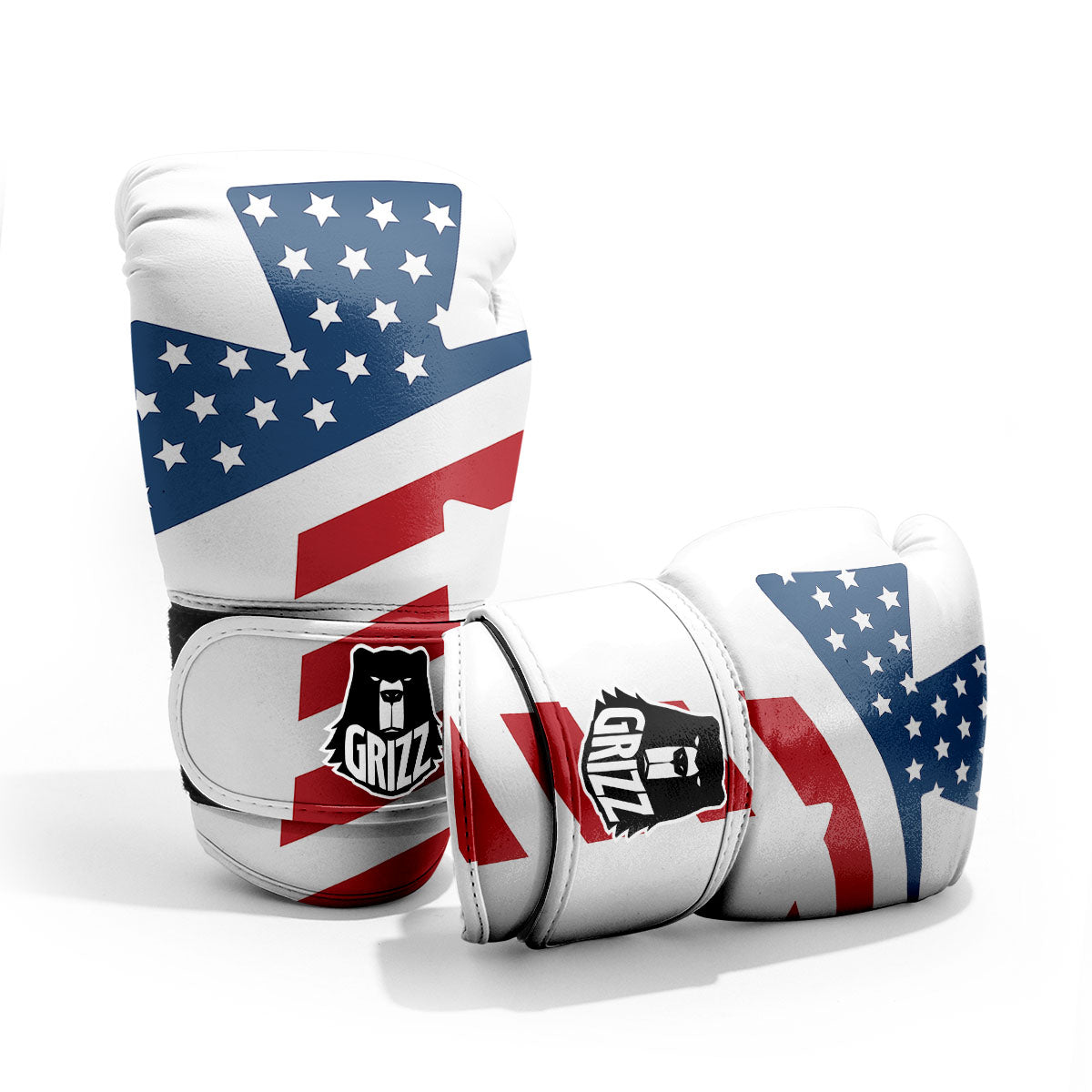 American Flag Christian Cross Print Pro Boxing Glove
