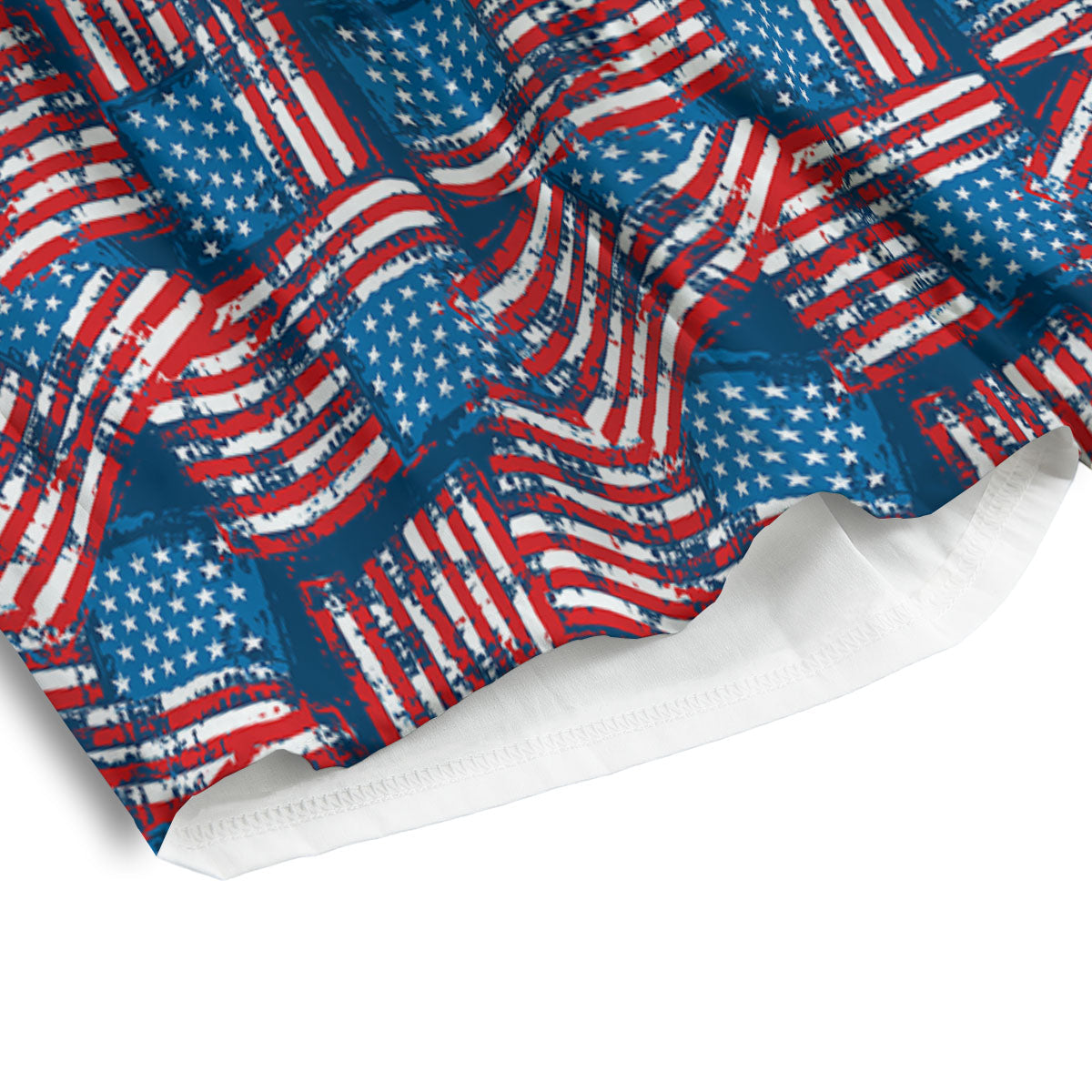 American Native Tribal Chevron Print Men's Athletic Shorts