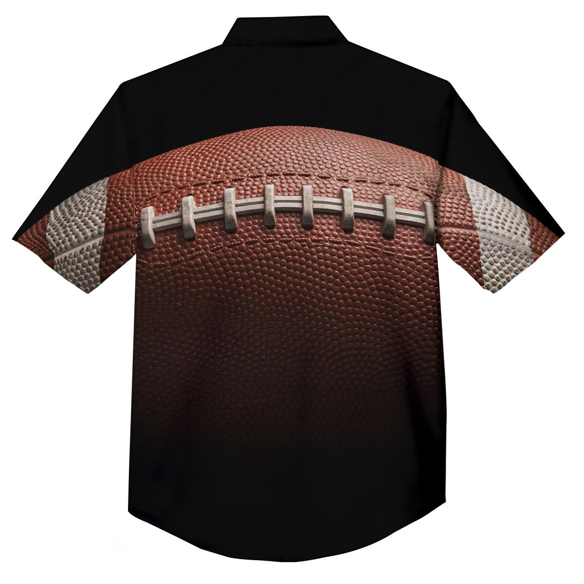 American Football Print Ball Button Up Shirt-grizzshop