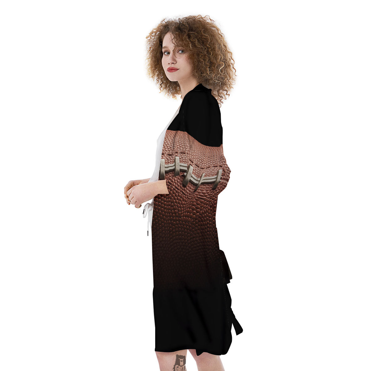 American Football Print Ball Kimono-grizzshop