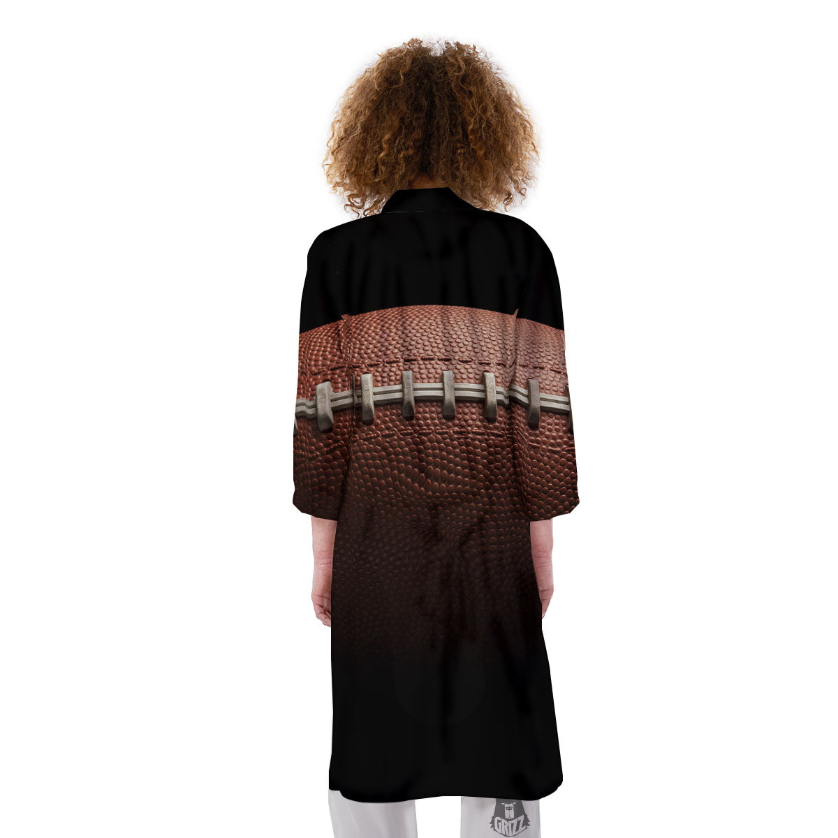 American Football Print Ball Kimono-grizzshop