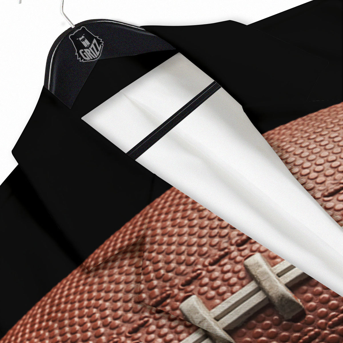 American Football Print Ball Men's Sport Coat-grizzshop