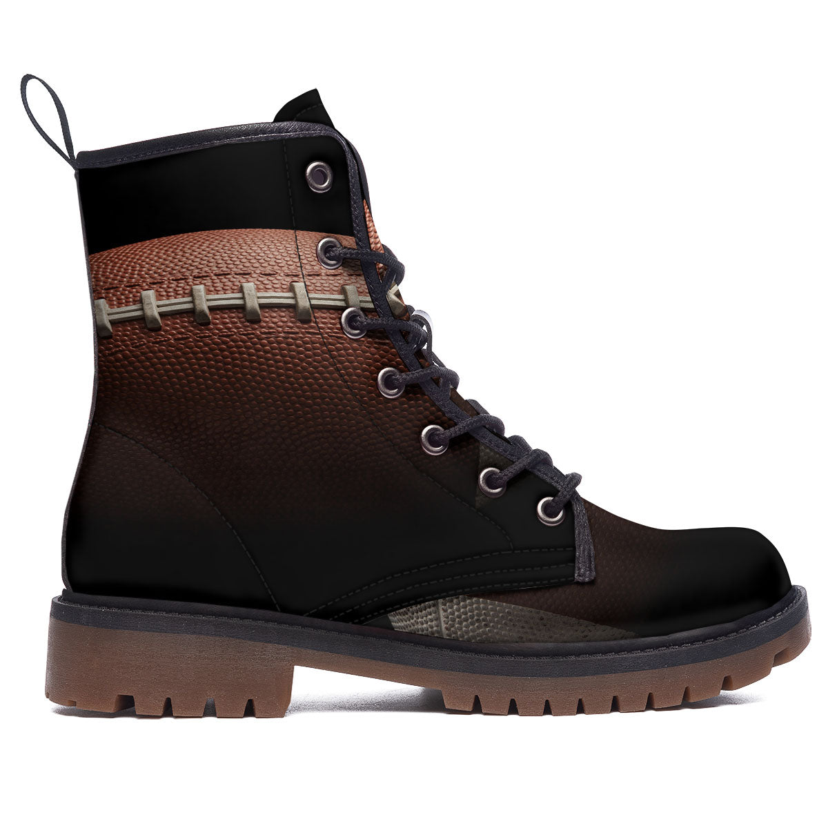 American Football Print Ball Work Boots-grizzshop