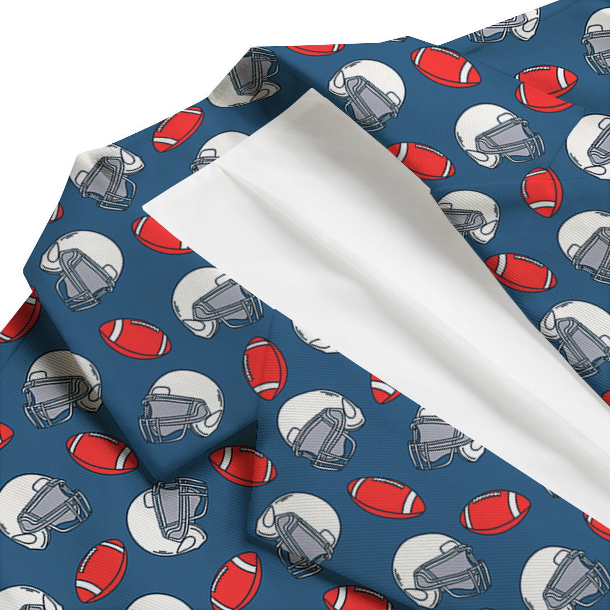 American Football Print Pattern Men's Blazer-grizzshop