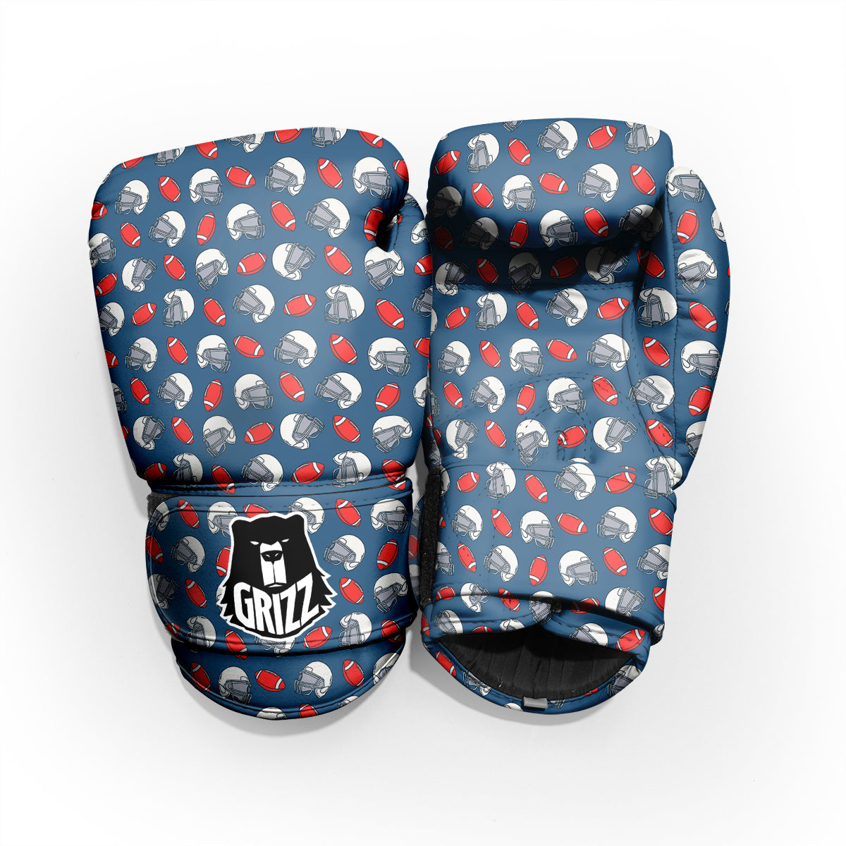 American Football Print Pattern Pro Boxing Glove