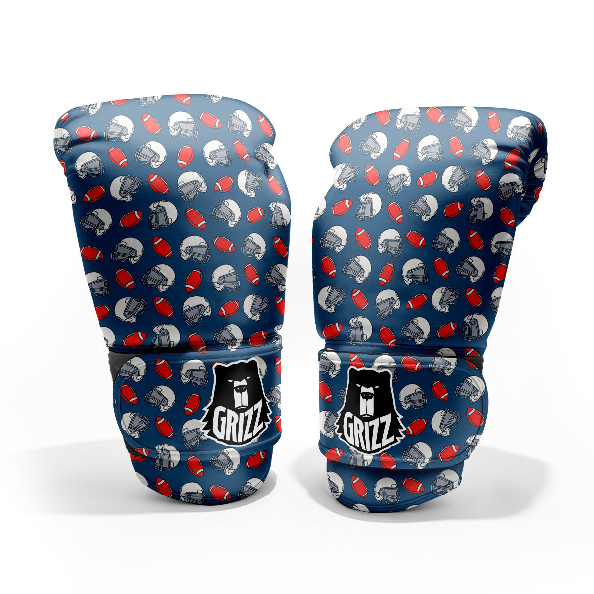 American Football Print Pattern Pro Boxing Glove