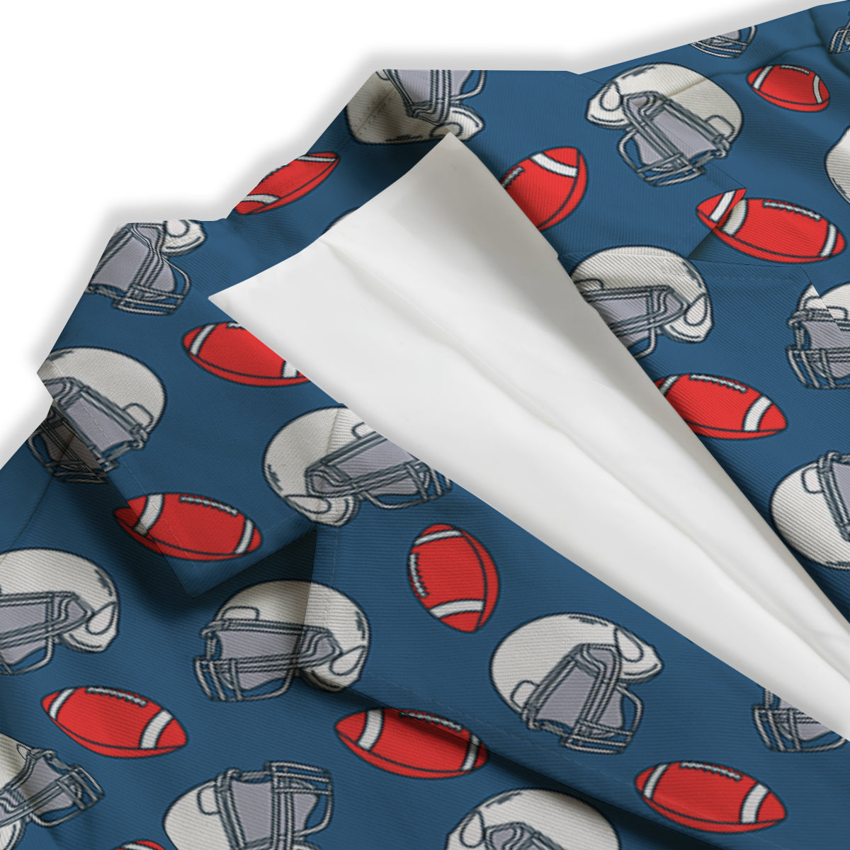 American Football Print Pattern Women's Blazer-grizzshop