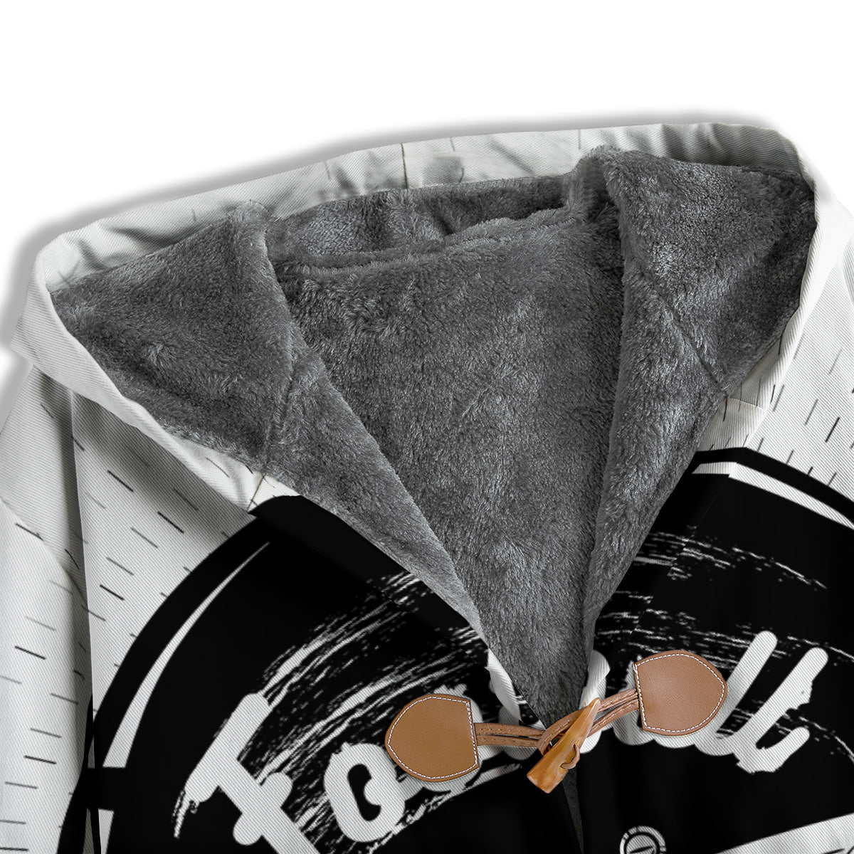 American Football White And Black Print Men's Windbreaker Jacket-grizzshop