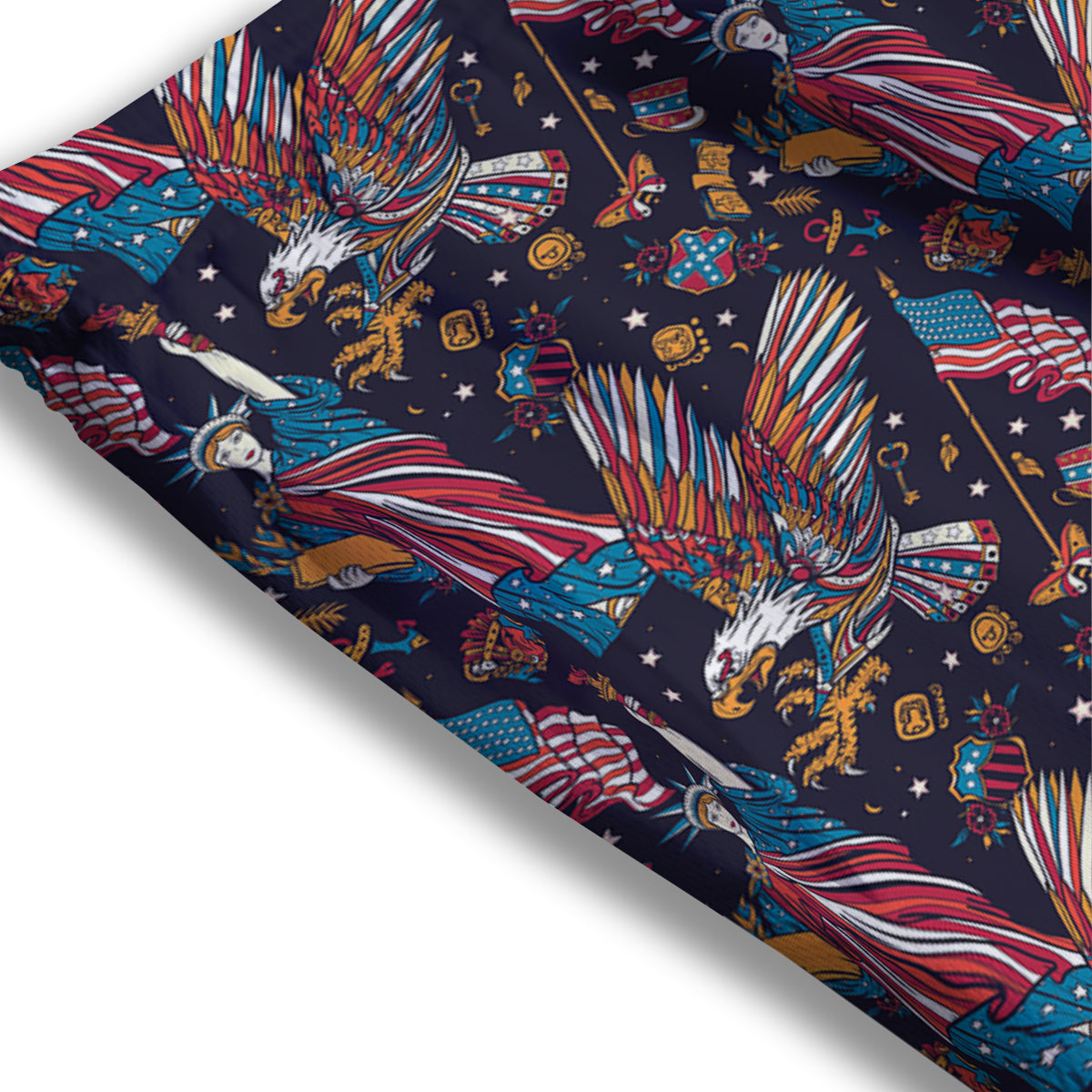 Baby Bear Cartoon Cute Print Pattern Mesh Shorts