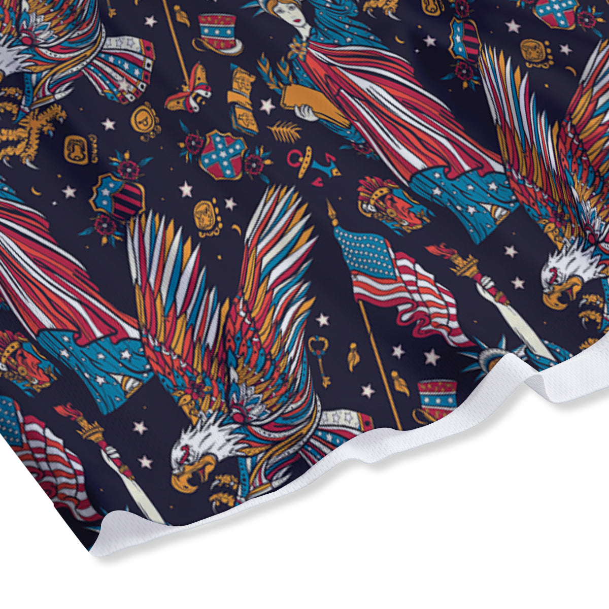 Baby Bear Cartoon Cute Print Pattern Mesh Shorts