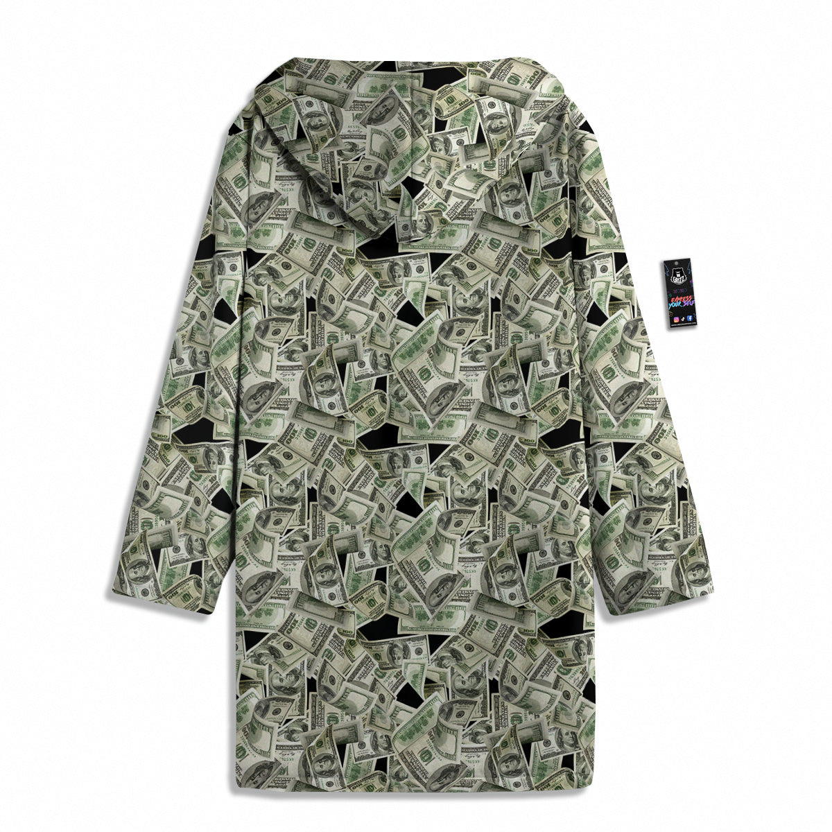 American Money US Dollars Print Pattern Men's Windbreaker Jacket-grizzshop