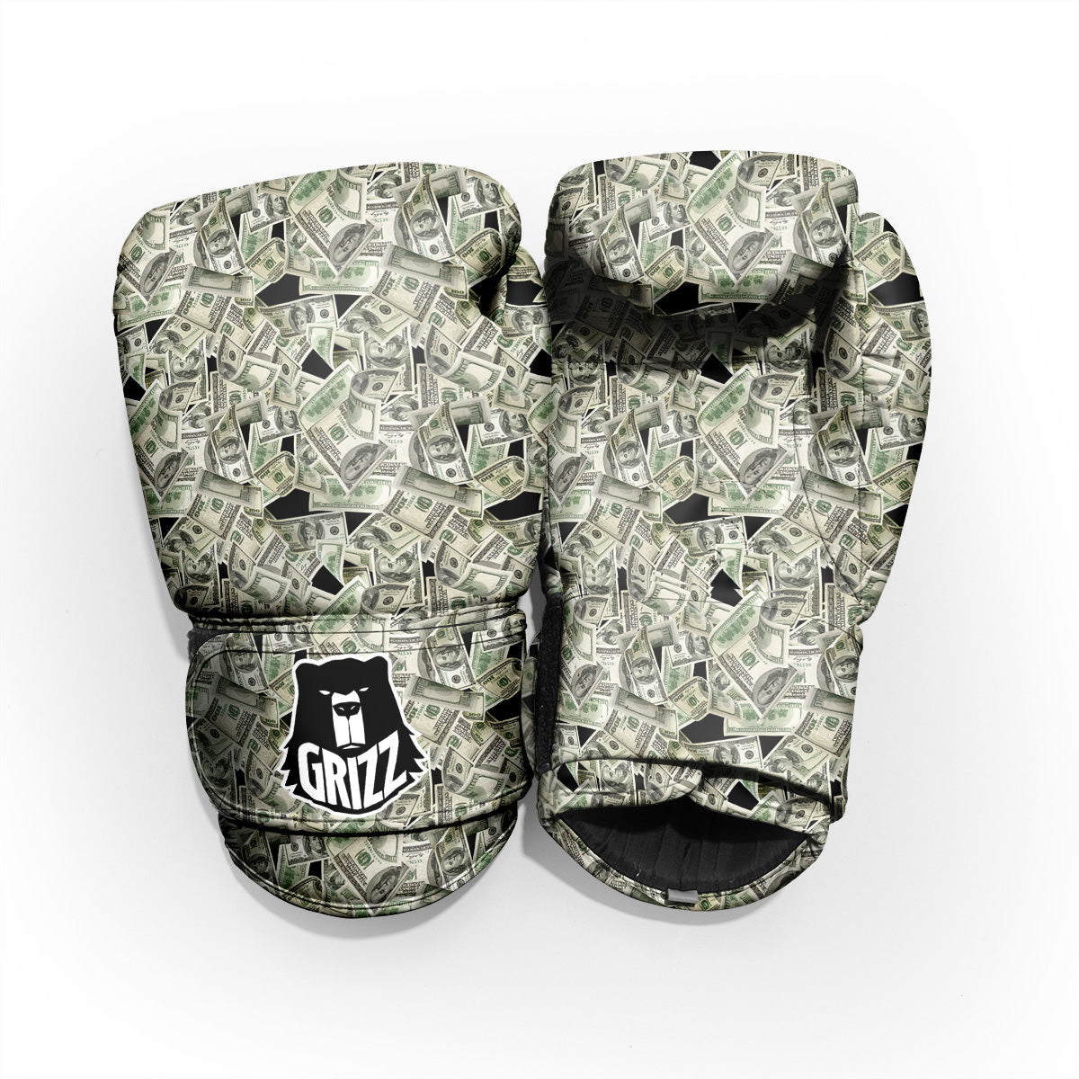 American Money US Dollars Print Pattern Pro Boxing Glove